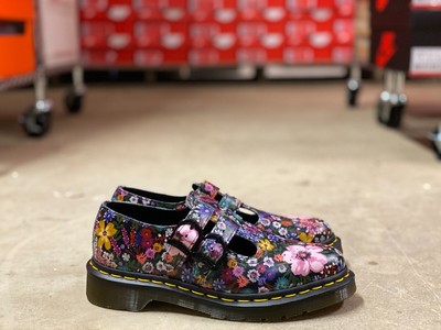 doc martens floral mary janes
