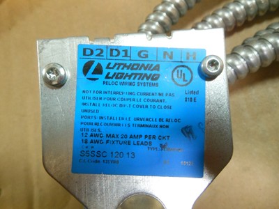 LITHONIA LIGHTING RELOC WIRING SYSTEM (BOX OF 5)