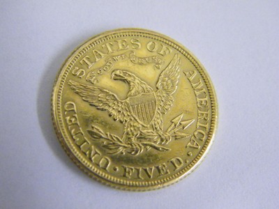 1881 $5 Gold Liberty Coin BEAUTIFUL