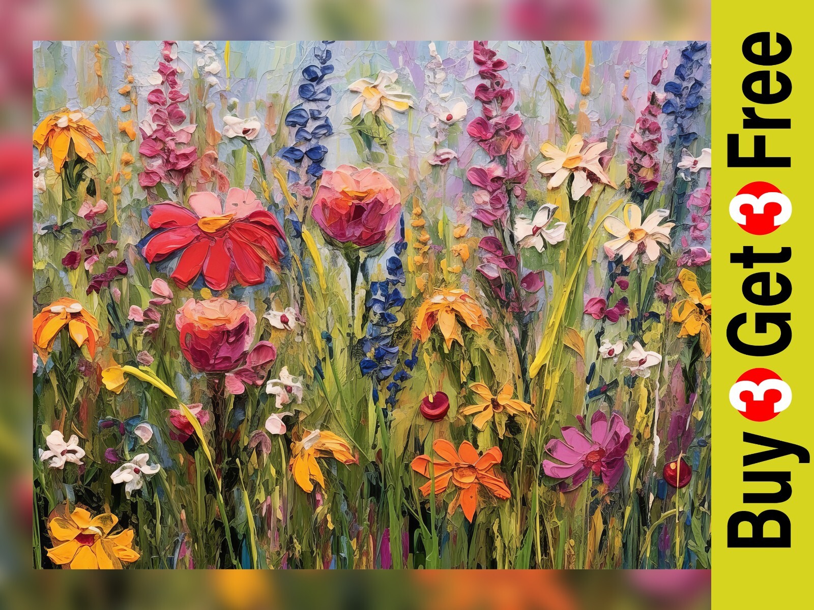 絵画 Oil painting of beautiful flowers. orig_guigen-zha-oil-painting-