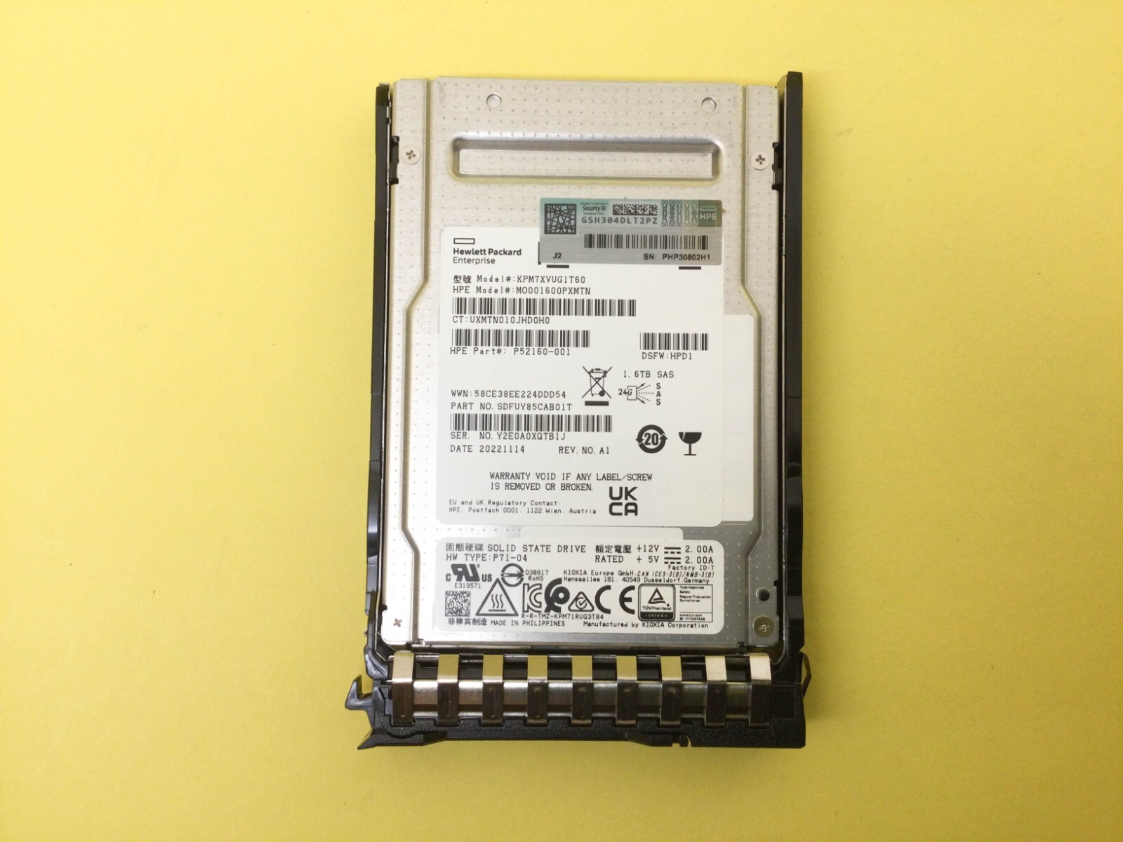 sas…【ppシート】 HPE P06590-B21 7.68TB 2.5in DS SAS-12G SC Read Intensive G9