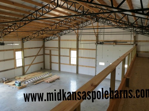Steel truss pole barn 40' single truss 1 to 200 available