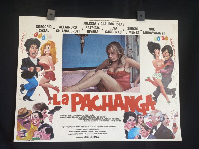 1981~La Pachanga~ JULISSA~ CLAUDIA ISLAS~ Auth. Mexican Lobby Card Art