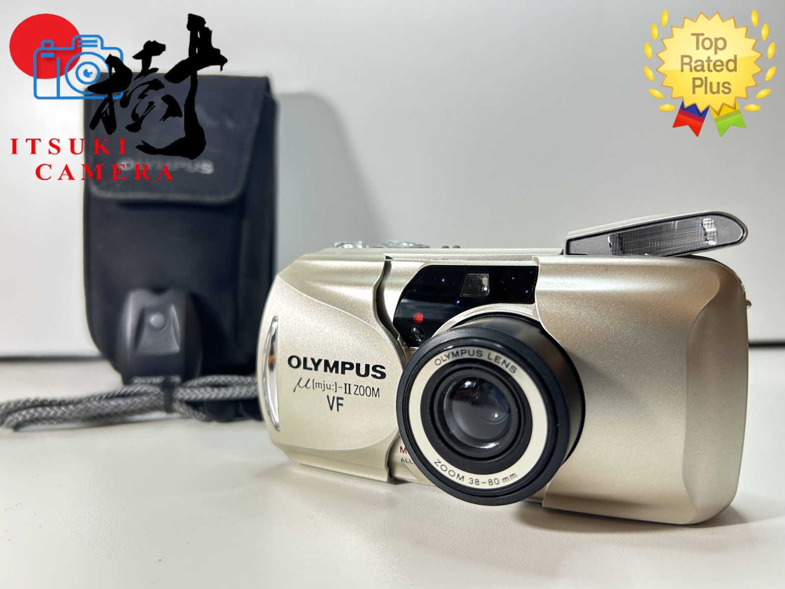 🎦【MINT W/Case＆Strap】Olympus mju μ II Zoom VF Point