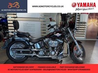2005 Harley-Davidson FLSTF FAT BOY  IN BLACK WITH LOTS OF CUSTOM EXTRAS