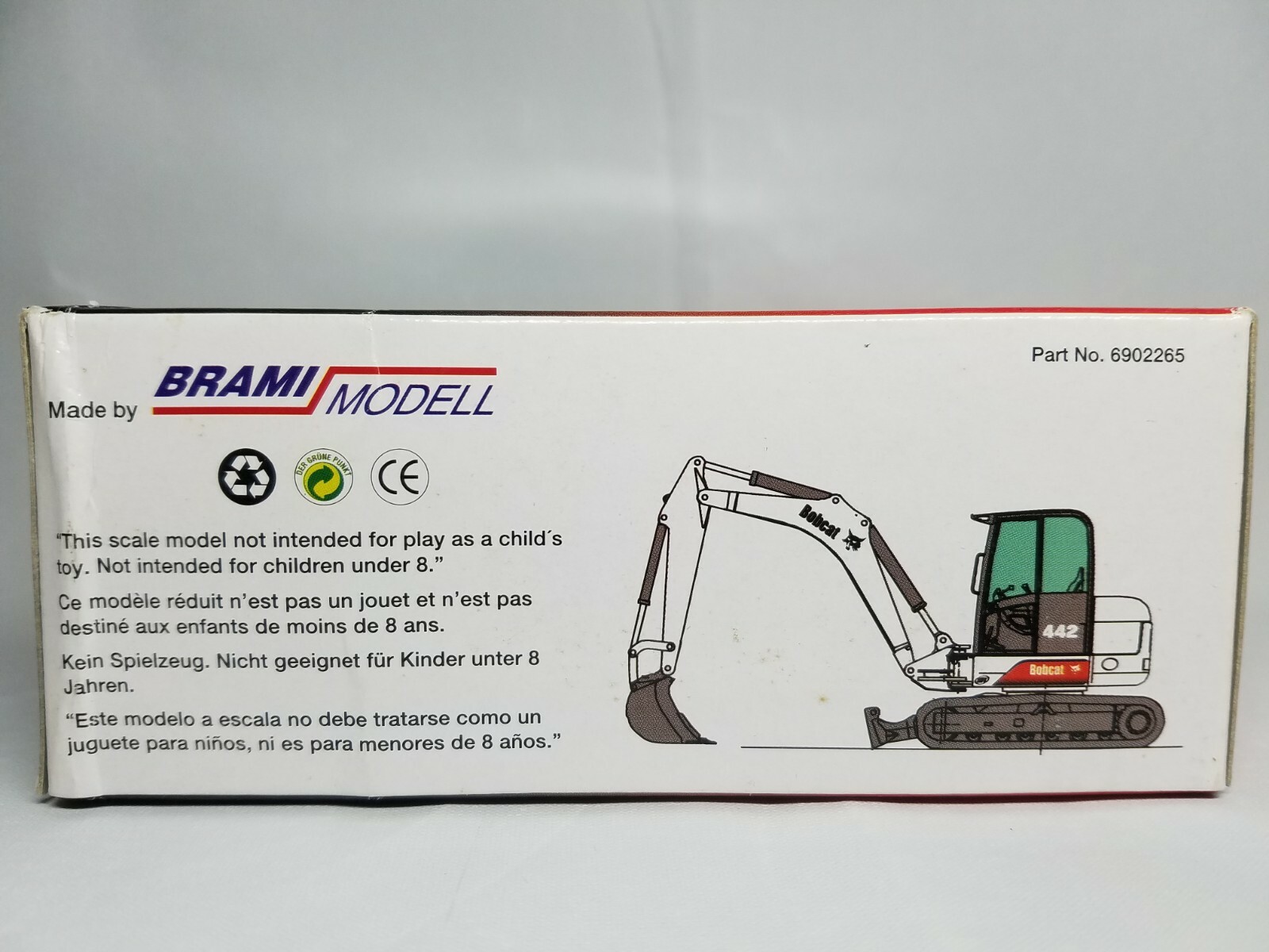 Bobcat X442 Compact Excavator - Brami 6902265 - Diecast 1:50 Scale Model NIB