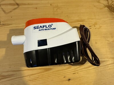 Genuine SEAFLO Boat Marine Water Bilge Pump - Automatic Float Switch 12v 750Gph
