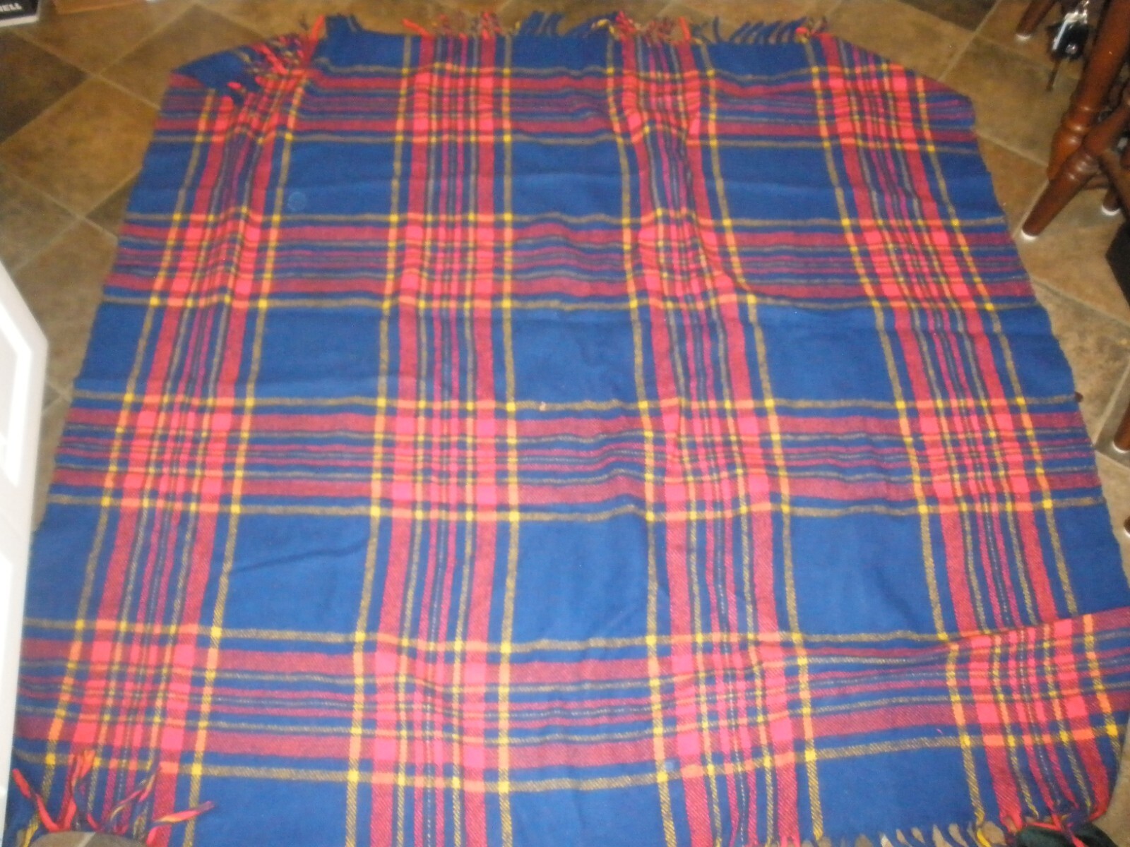 布団・毛布 THE CONRAN SHOP Check Throw 135x200cm THE CONRAN SHOP Fringed Checked Alpaca-Blend Bouclé Throw