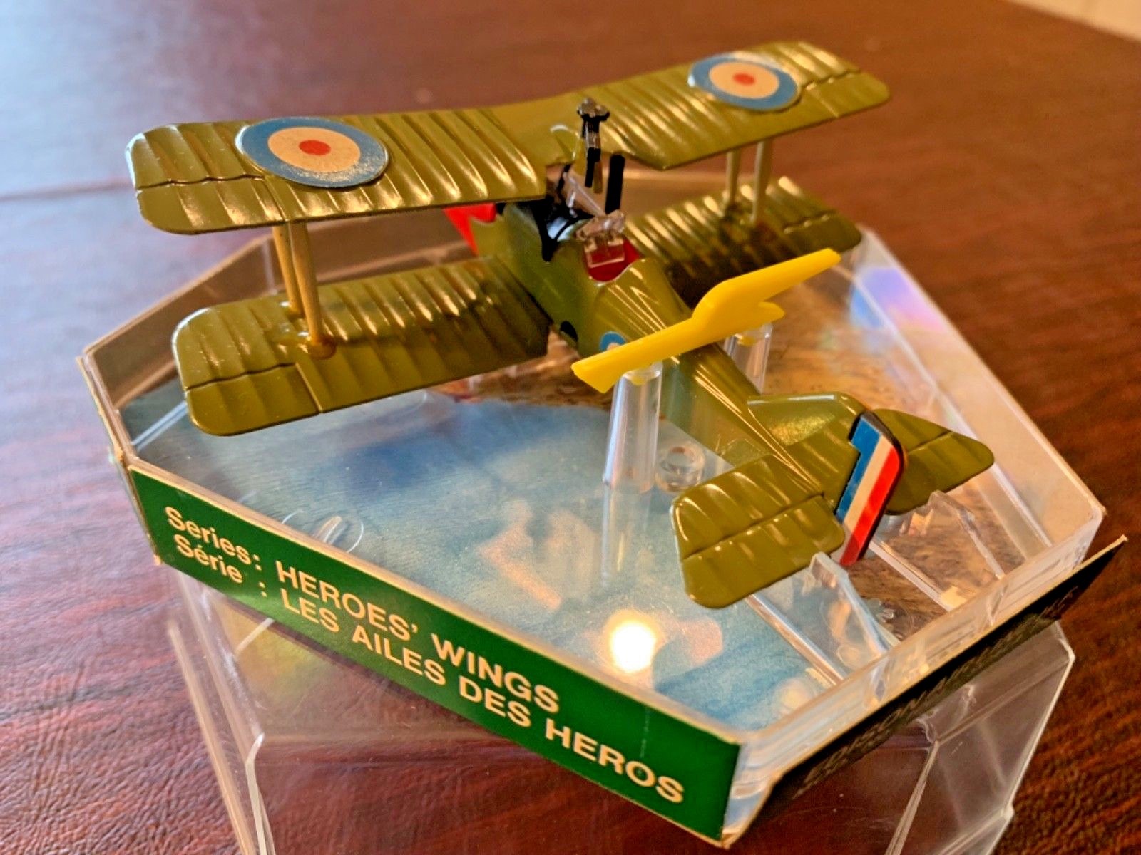 Diecast Plane EDISON AIR LINE H.F. R.A.F. S.E. 5a, 1917,  WW 1 Fighter Plane