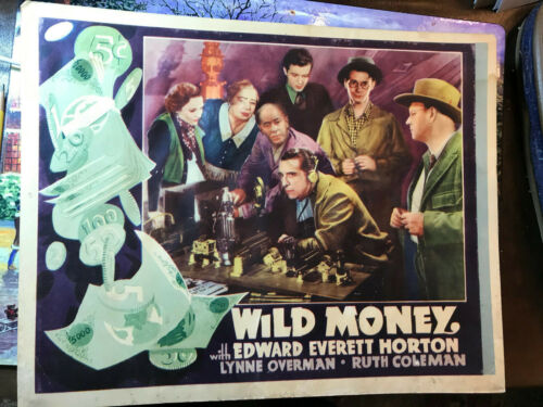 Wild Money 1937 Other Co. 11x14" lobby card Edward Everett Horton Ruth Cioleman