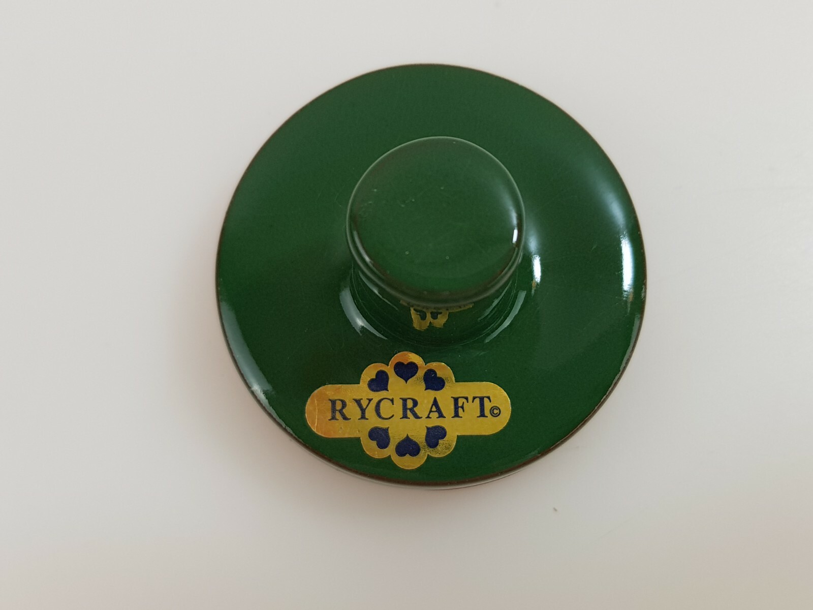 Rycraft Cookie Stamp Butter Tulips Hearts 2 in Round Vintage Scandinavian Dutch