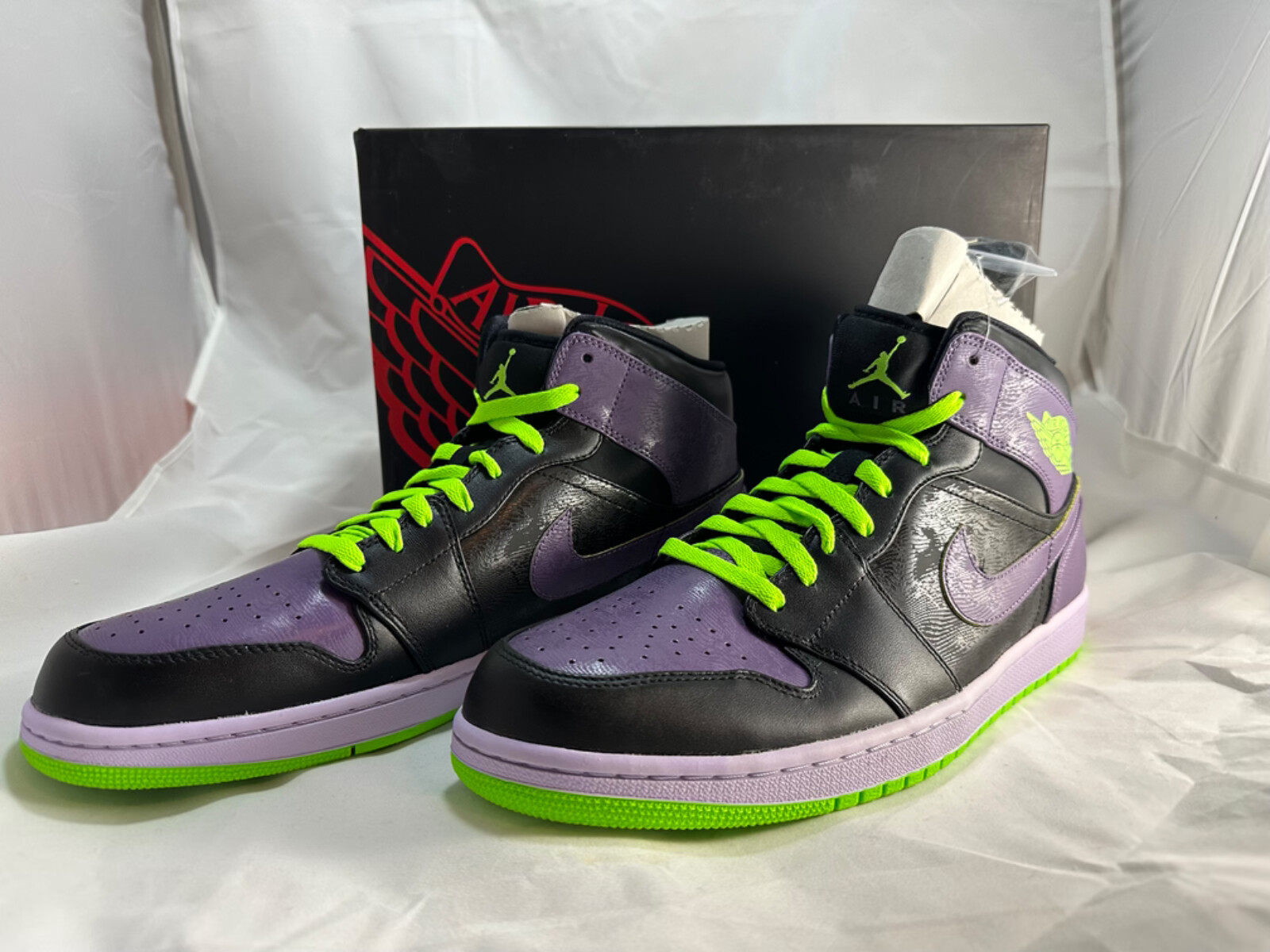 NIKE AIR JORDAN 1 RETRO JOKER NIGHT VISION 136065-021 SIZE NIKE AIR JORDAN 1 RETRO JOKER NIGHT VISION 136065-021 SIZE