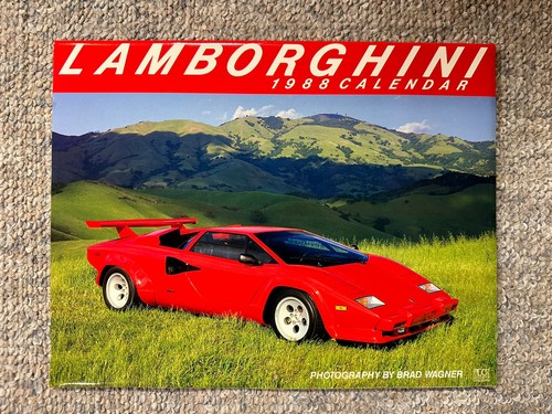 1988 Lamborghini Countach Calendar Posters Original NOS | eBay