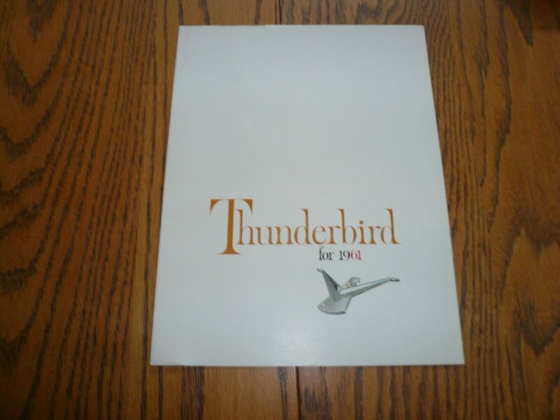 1961 Ford Thunderbird Sales Brochure - Vintage - T-Bird