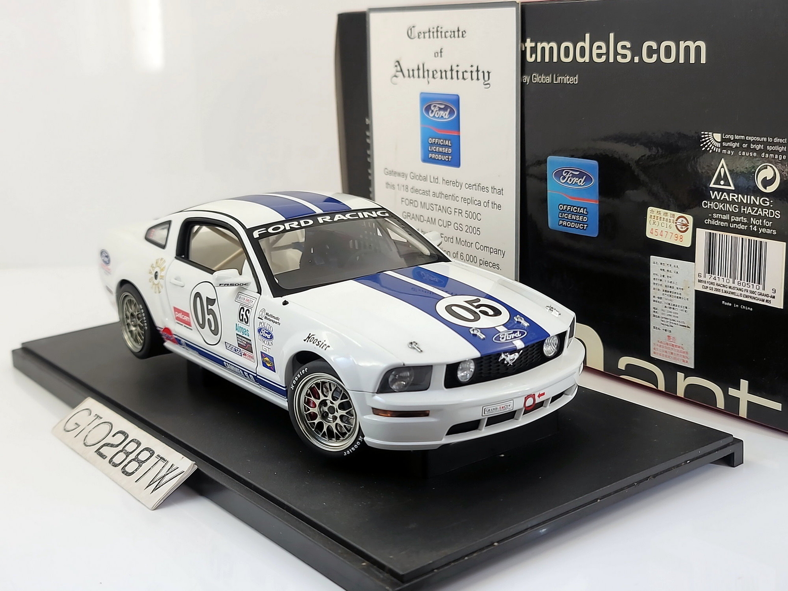 ミニカー 1/18 Ford Mustang FR500C Grand-Am Cup#05 1/18 AUTOart Ford Mustang FR500C 2005 Grand-Am Cup