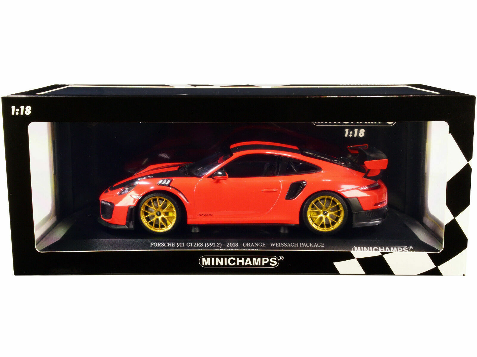 【MINICHAMPS】Porsche 911 GT2 Evo #M58 1/18 Minichamps 2018 Porsche 911 GT2 RS (991.2) Weissach