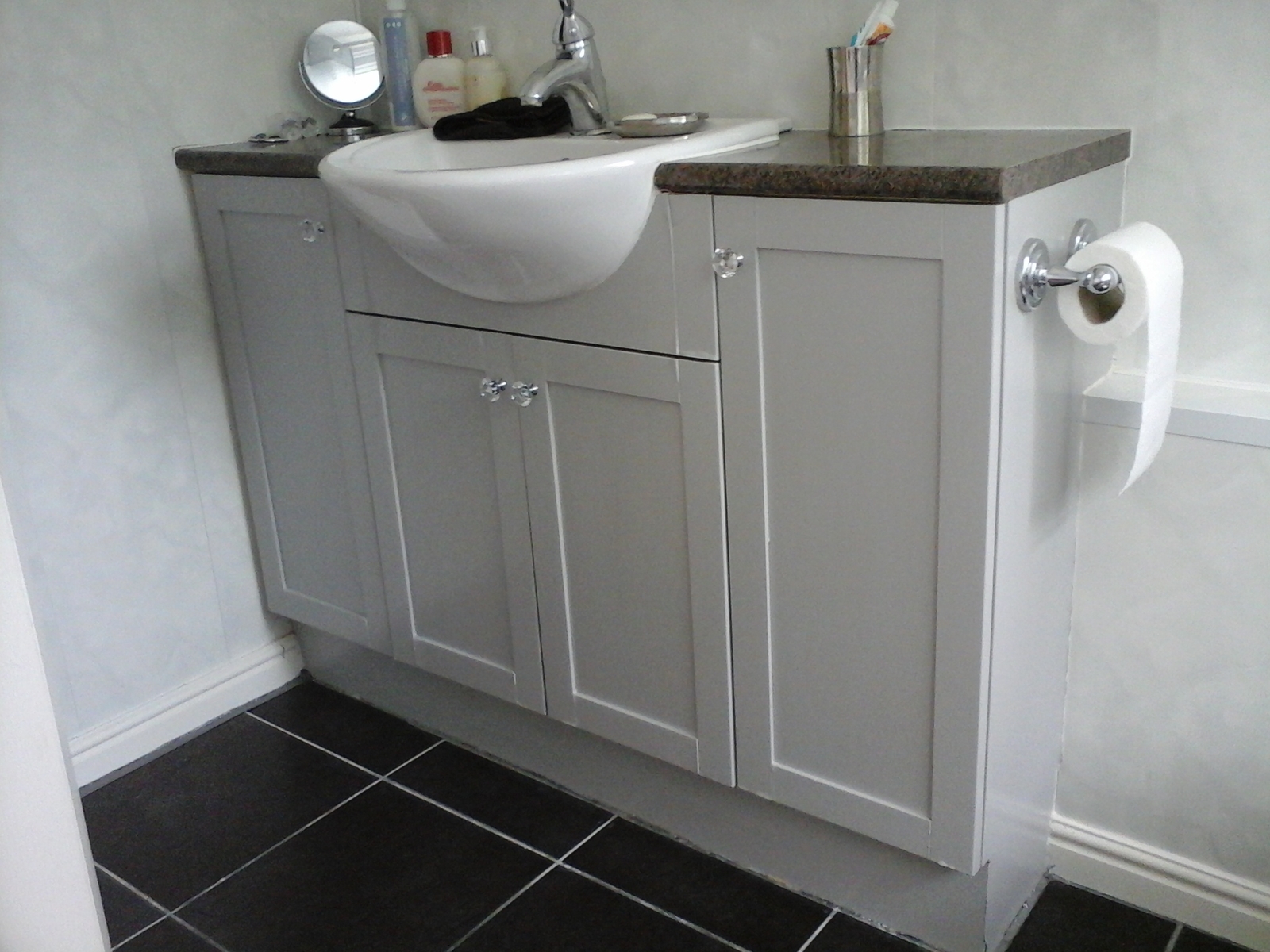 Johnstones Revive Cupboard Paint 750ml Pale Grey Kitchen Melamine MDF