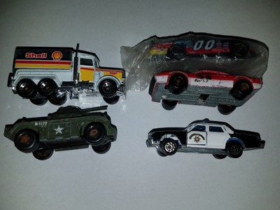 Matchbox cars, vintage 5 car lot, mixed die cast metal and plastic