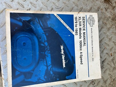 ハーレー 純正 マニュアル XL/XR 1979-1985 ハーレー 純正 マニュアル XL/XR 1979-1985
