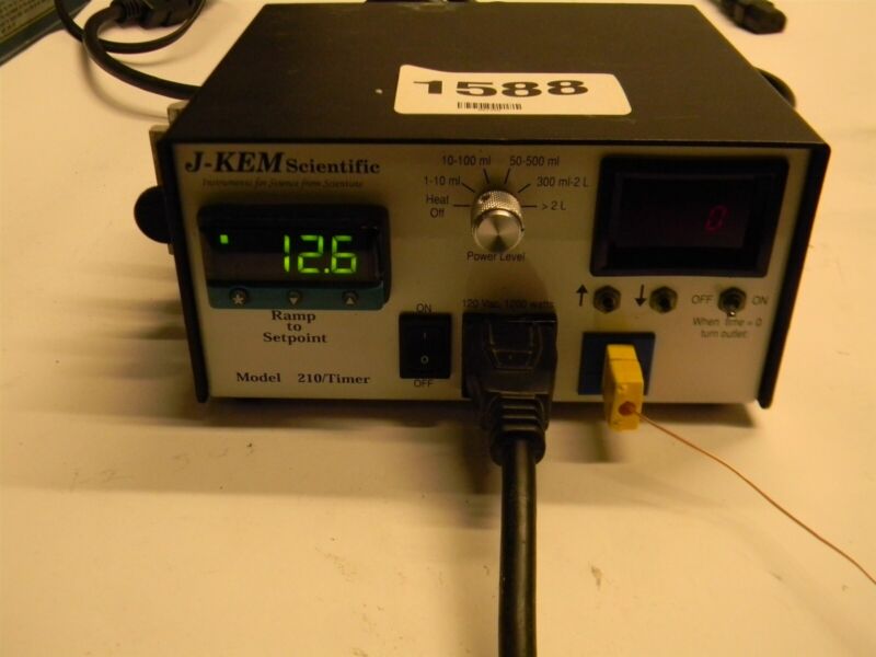J-KEM 210/Timer Temperature Controller w Timer T-Type, No Thermocouple As Is