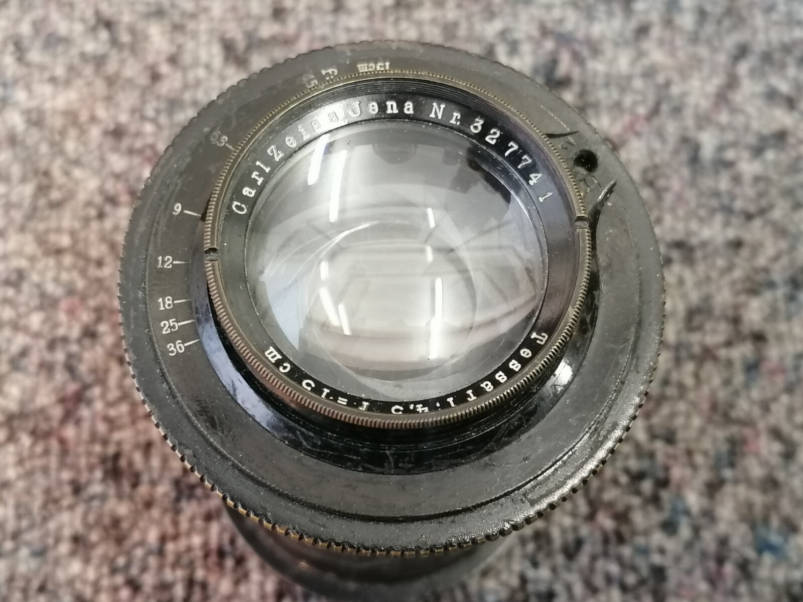 ドイツ製 カールツァイス Zeiss tessar 1:45 F7.5cm ドイツ製 カールツァイス Zeiss tessar 1:45 F7.5cm - メルカリ