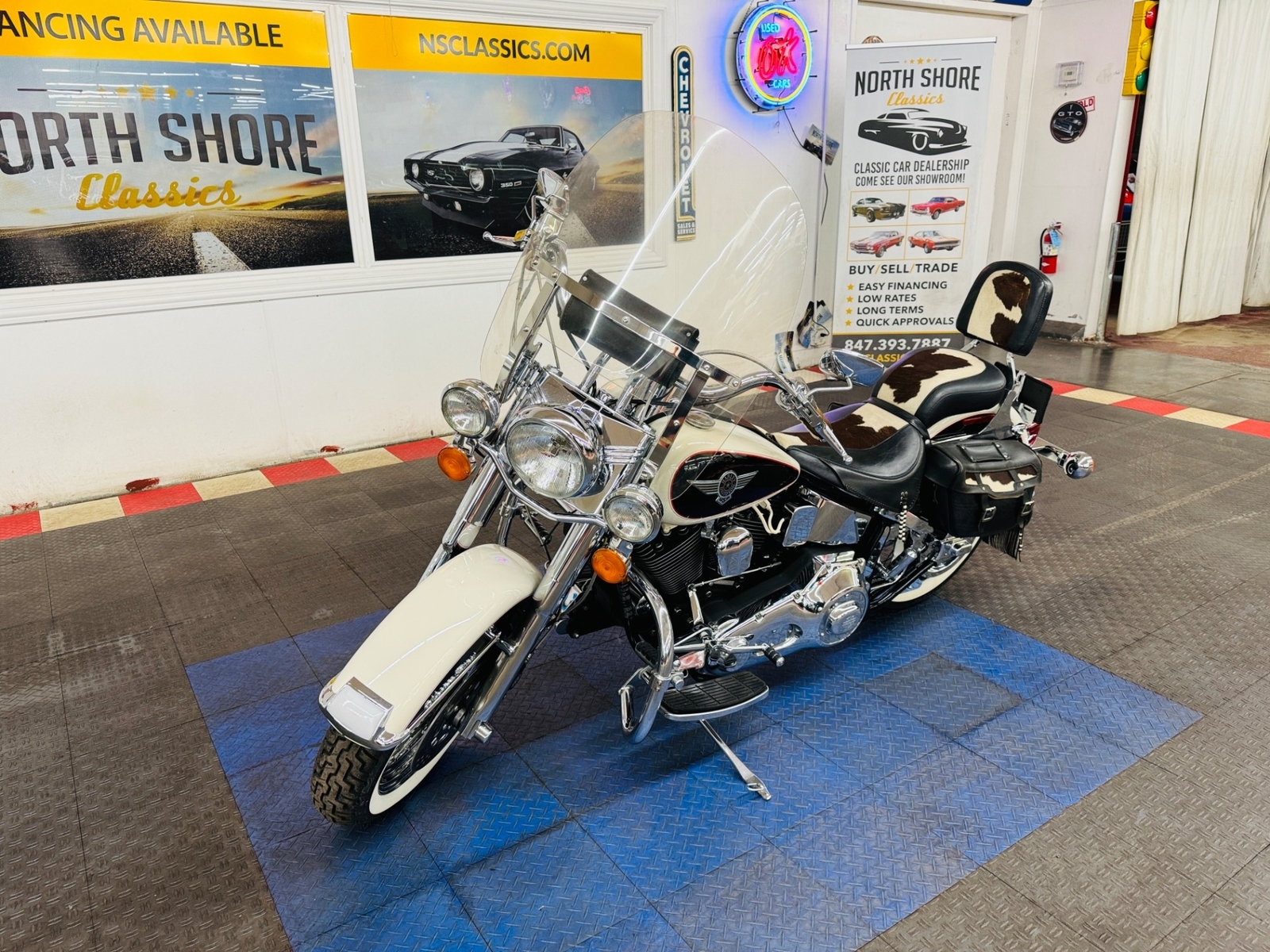 1993 Harley Davidson FLSTN, Black with 7,687 Miles available now!