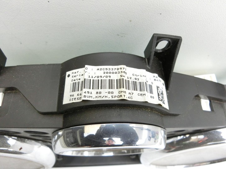 Peugeot 207 CC 07-09 HDi 1,6 80KW Kombiinstrument Tacho Peugeot 207 CC 07-09 30.09.2008 6103JL A2C53065547... Vorschau 5