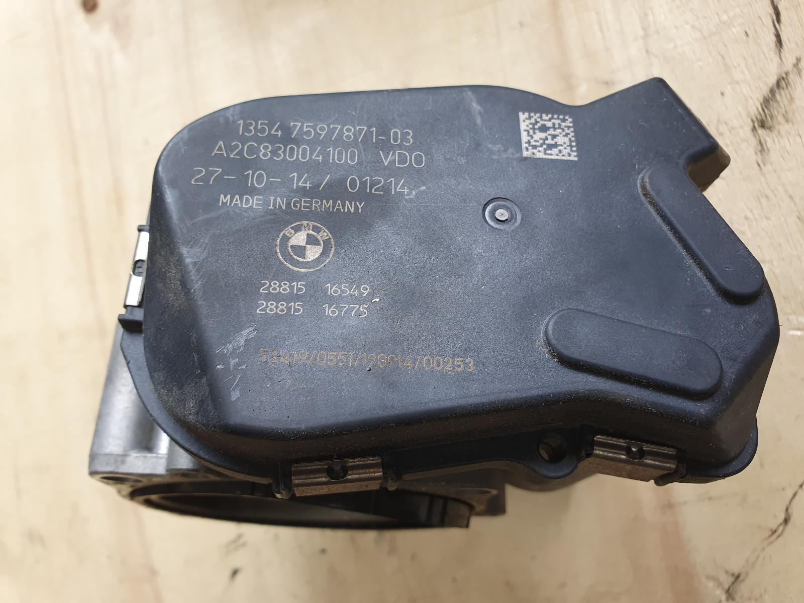 2015 Bmw 1 Series THROTTLE BODY 3.0 N55 PETROL F20 07/12-06/16 image 5