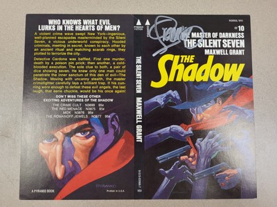 The Shadow #10 The Silent Seven Cover Proof SIGNED By Jim Steranko