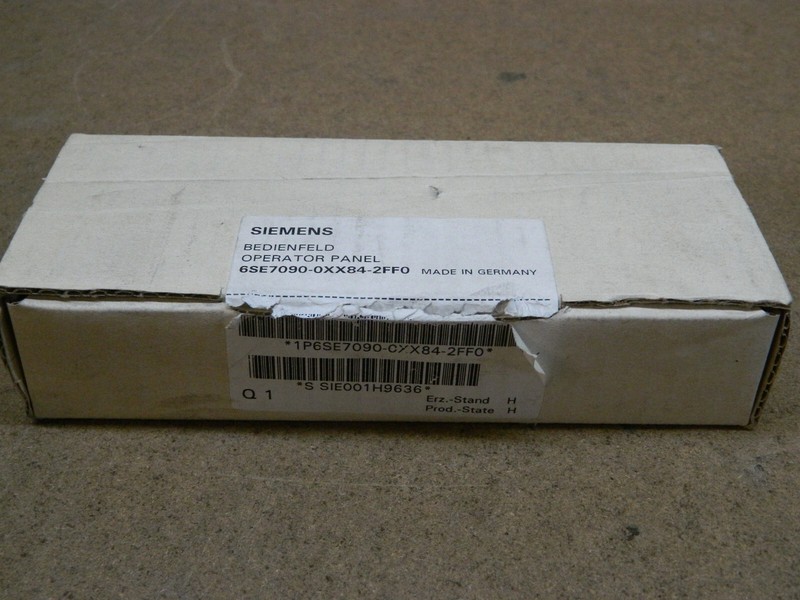 1x Siemens Bedienfeld Op 6se7090-0xx84-2ff0 Operator Panel