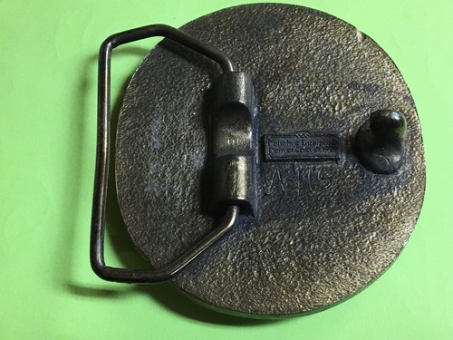 VTG 1979 Spider Web Fly Goth Gothic Biker Punk Emo Rocker Belt Buckle Denver CO