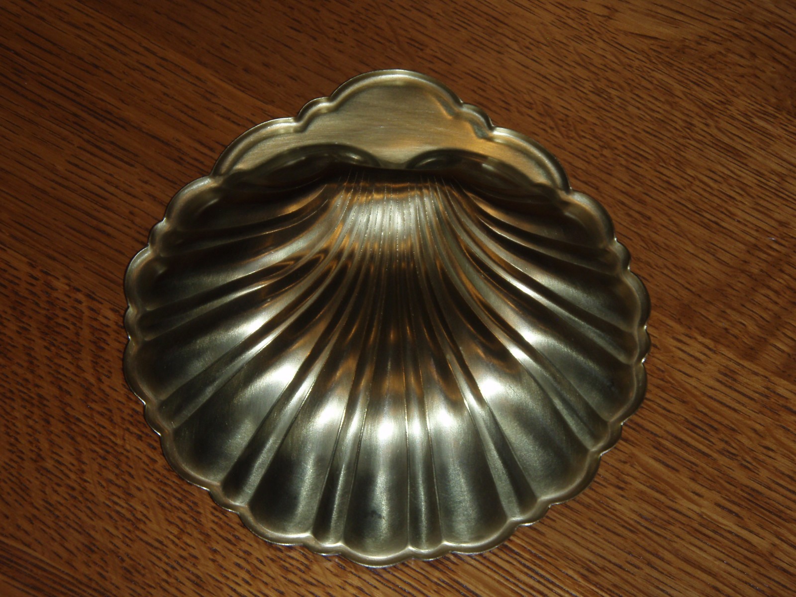 Brass Sea Shell Shaped Dish / Tray