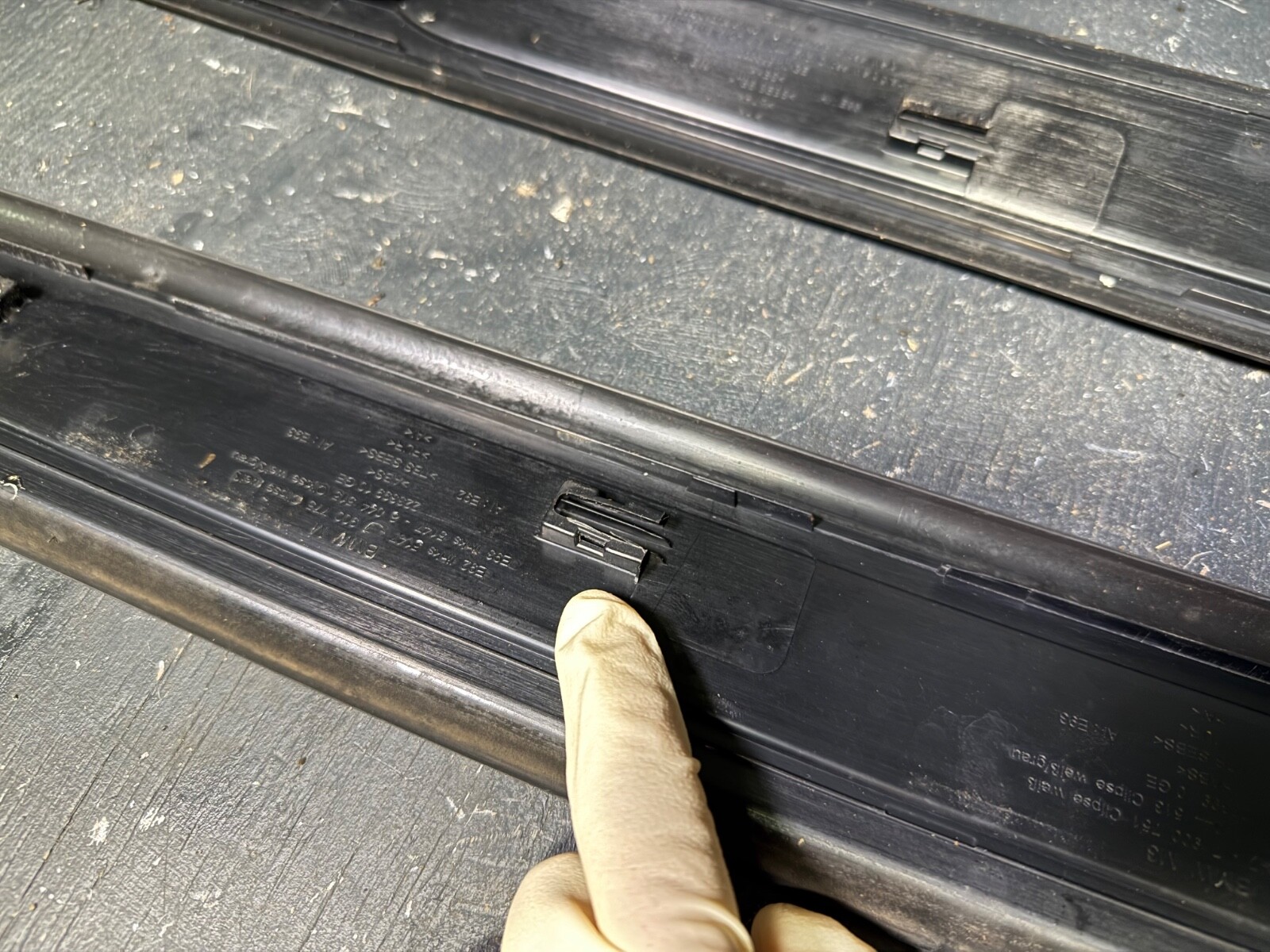 08-13 BMW E92 E93 M SPORT DOOR SILL PLATE MOLDING TRIM LEFT