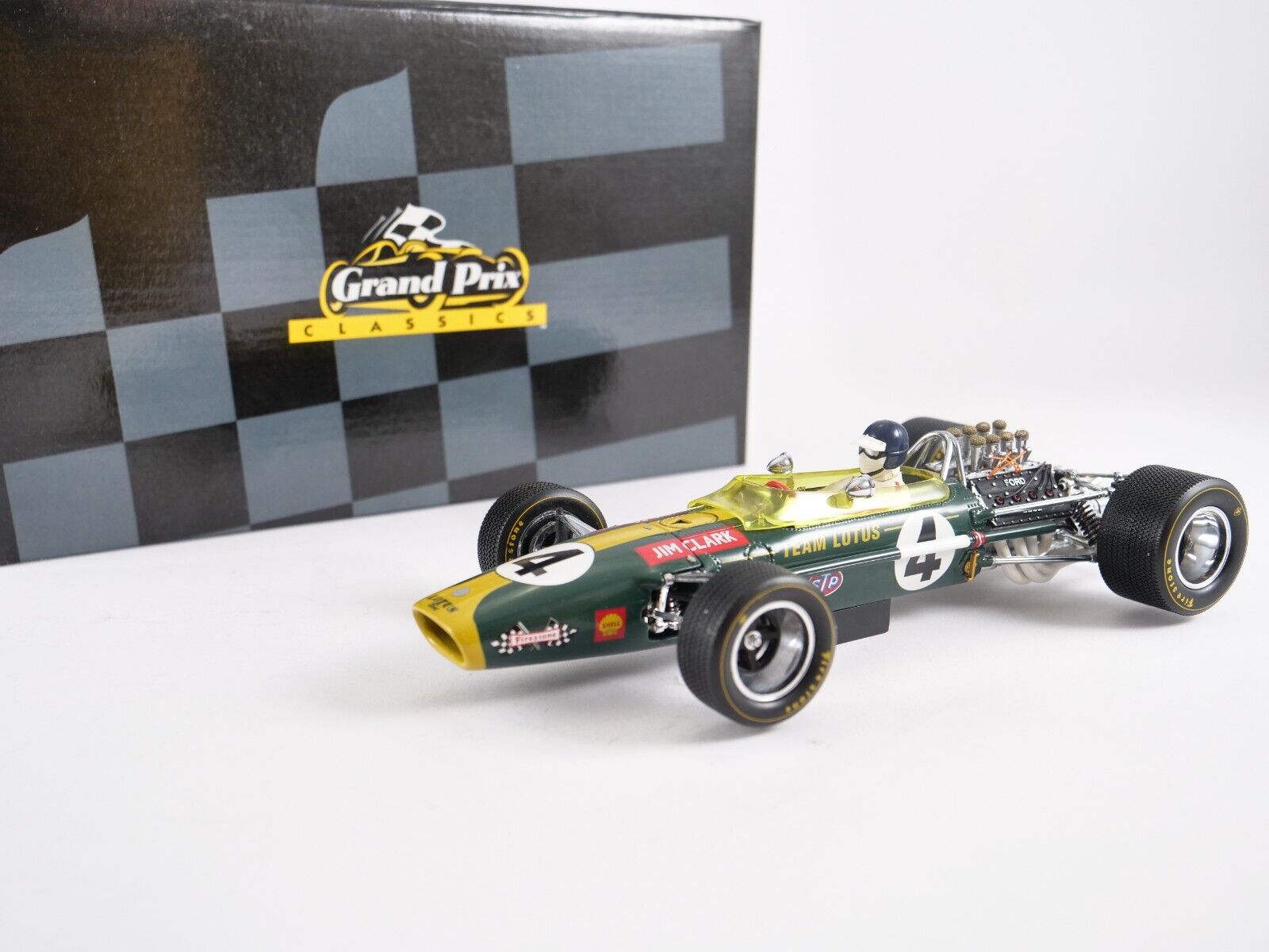 Exoto 1/18 Lotus Ford Type 49 Grand Prix Classics #4 Jim Exoto 1/18 Lotus Ford Type 49 Grand Prix Classics #4 Jim