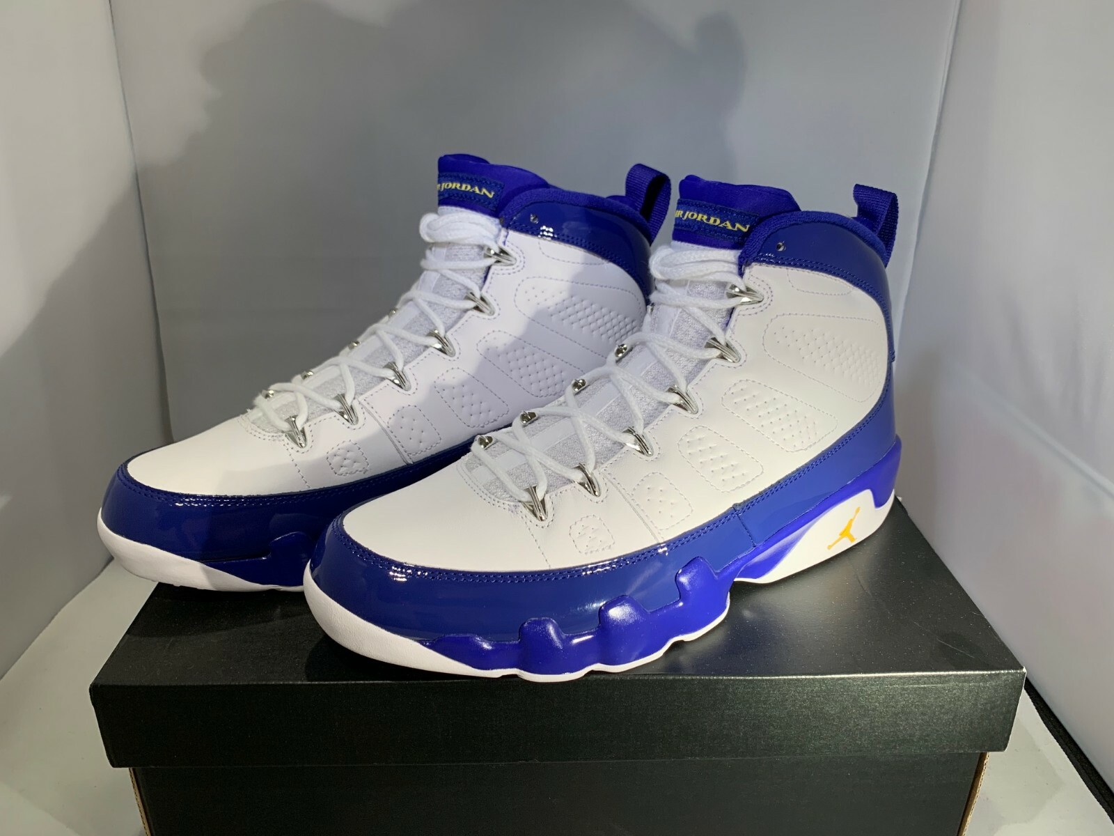 Nike Air Jordan Retro 9 Kobe Bryant Lakers White Tour Yellow Concord Purple 11 for sale online | eBay
