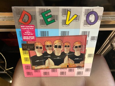 Devo Duty Now For The Future LP Warner 2020 MAGENTA colored vinyl SEALED crease