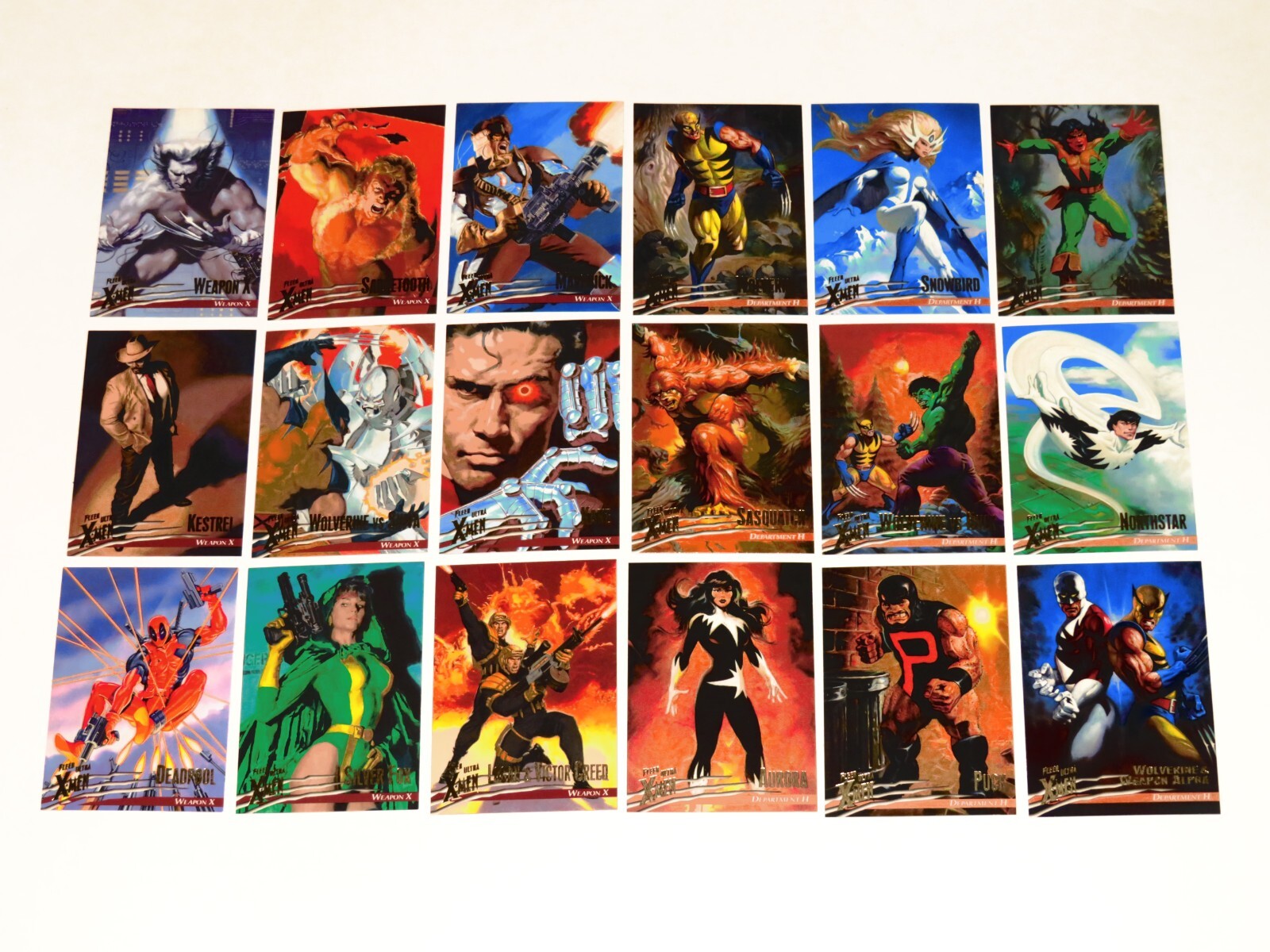 1996 Fleer ultra Marvel X　ホロフラッシュ　ガンビット 1996 Fleer Ultra Holo Flash X-Men Limited Edition Trading