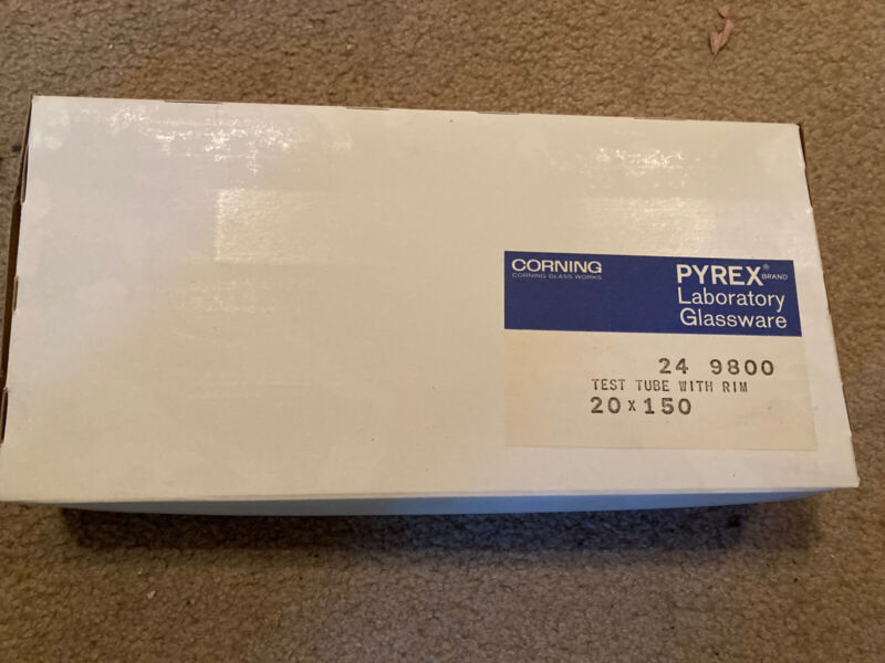PYREX Glass Test Tubes 20x150mm, Box Of 24