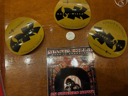 Masta Killa Sticker(Lot of 3)Made in Brooklyn Wu-Tang +Free