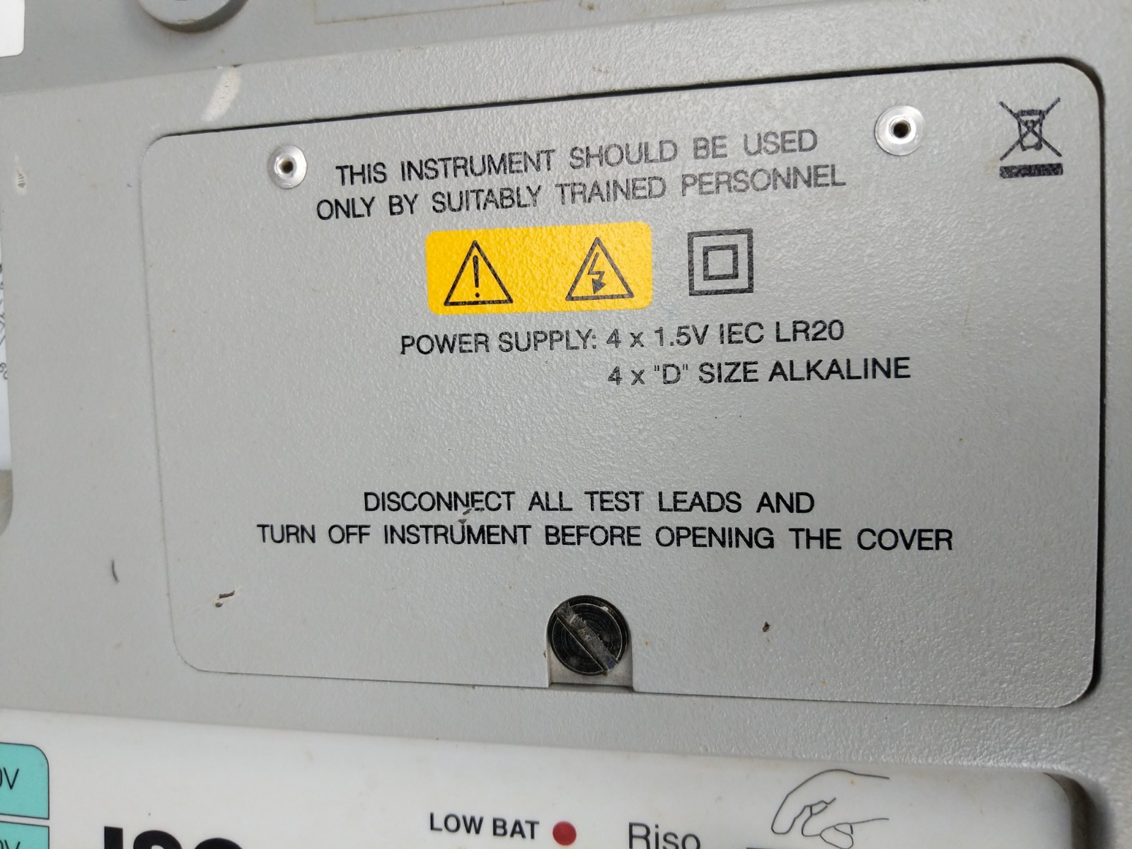 Metrel MA 2060 5kV Analog Insulation Resistance Tester