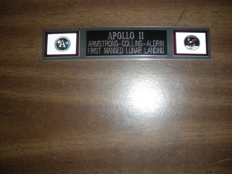 Apollo 11 (nasa) Engraved Nameplate For Photo/display #2