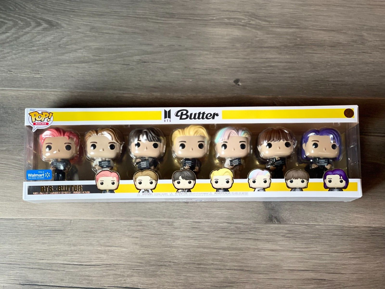 BTS Butter Funko Pop Rocks 7-Pack Walmart Collectors