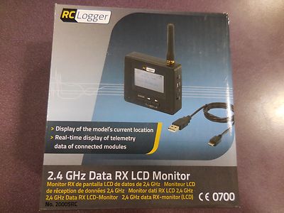 RC Logger 20005RC 2.4GHz Data RX LCD Monitor ''NEW''