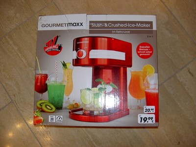 GOURMETmaxx Slush & Crushed Ice Maker, OVP.