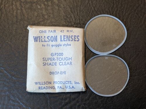 Vintage Willson 2 Replacement Drop Eye Safety Glass Welding Sh...