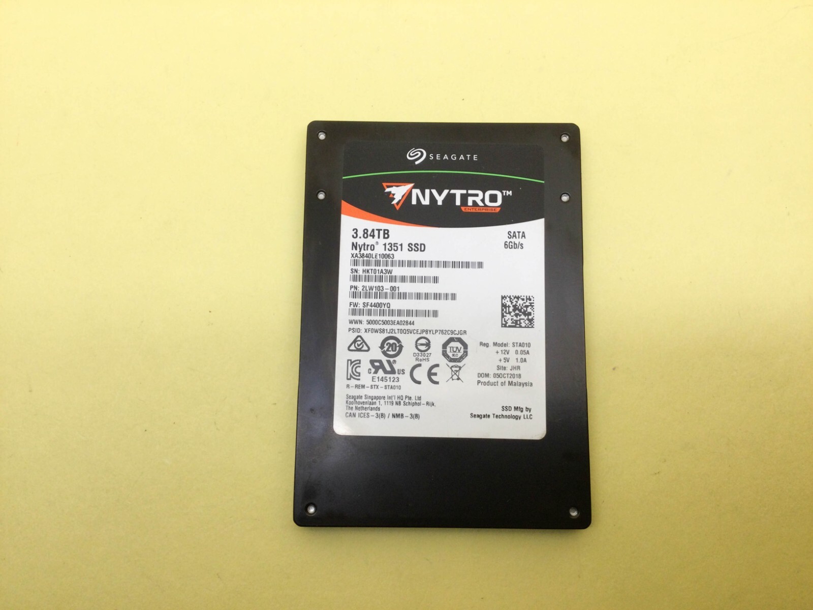 Seagate Nytro 1351 3.84TB SATA 6Gb/s 2.5