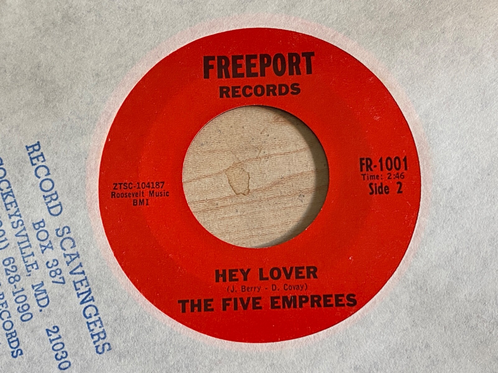 The Five Emprees Hey Lover / Little Miss Sad 7