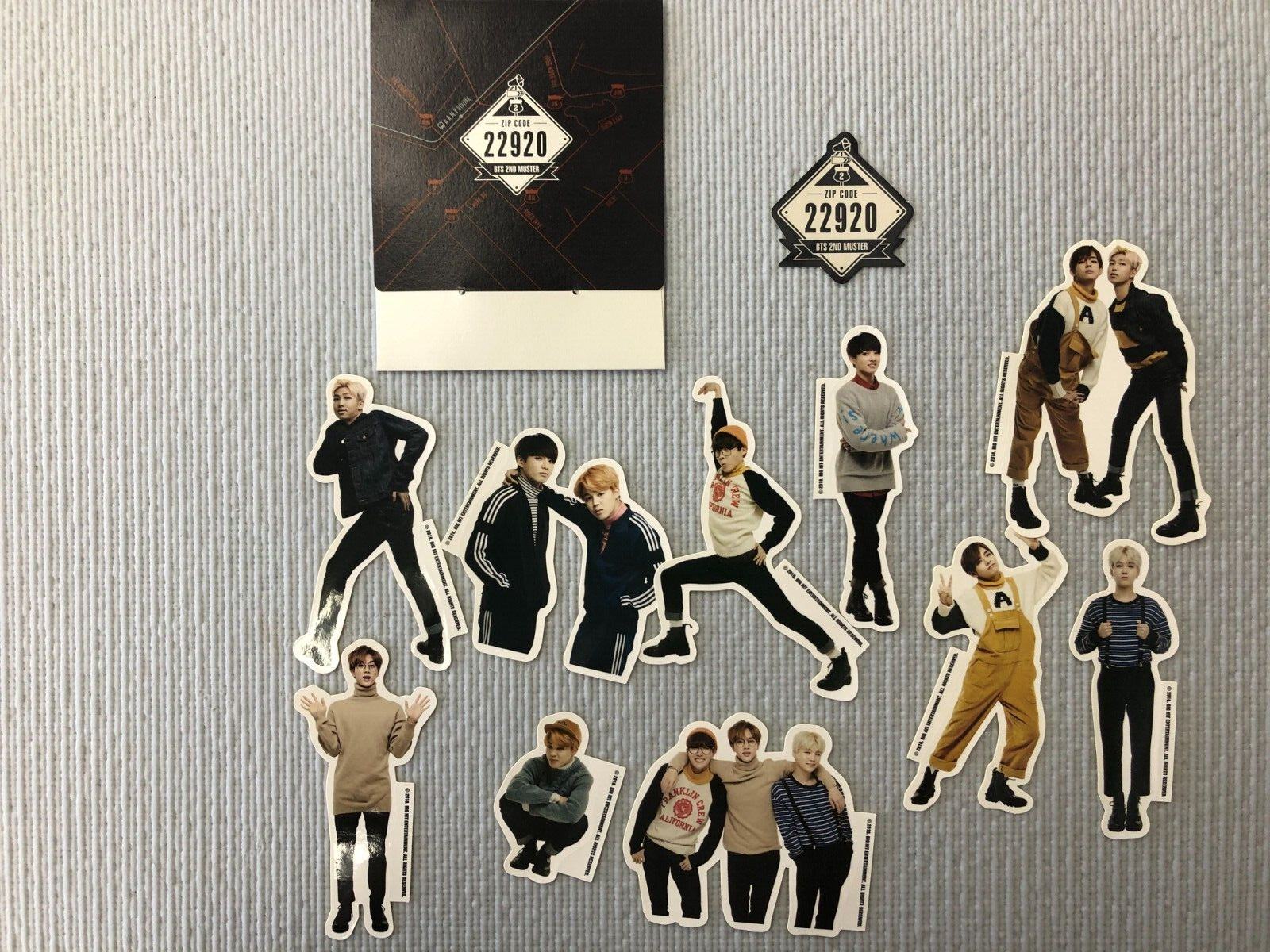 防弾少年団(BTS) - 防弾少年団 BTS 2nd Muster 22920 ミニポスターセット 8枚 BTS 2nd Muster Zip Code 22920 Sticker Set /RARE | eBay