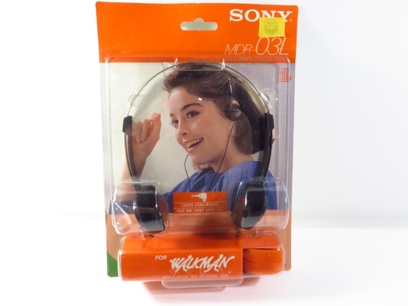 Rare!!! Vintage 1979 SONY Walkman Stereo Headphones MDR-03L Rare!!! Vintage 1979 SONY Walkman Stereo Headphones MDR-03L
