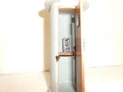 O scale Southern Pacific Before 1930's Phone Booth (kiosk) Open Door